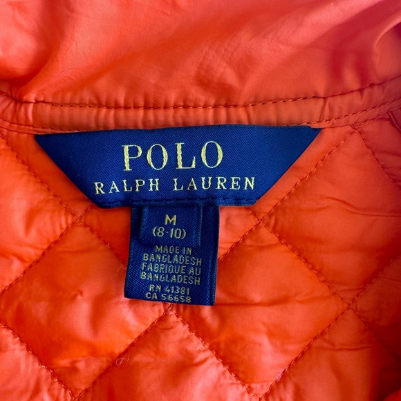 POLO Ralph Lauren Kids puffy Vest. Size M (8-10) - Picture 3 of 4